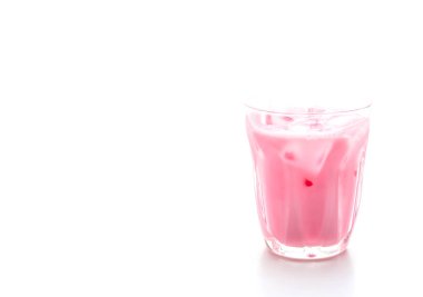 pembe çilek milkshake