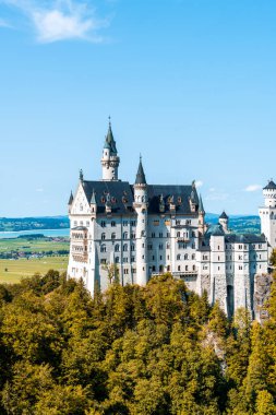 Bavyera Neuschwanstein Şatosu, güzel mimari 