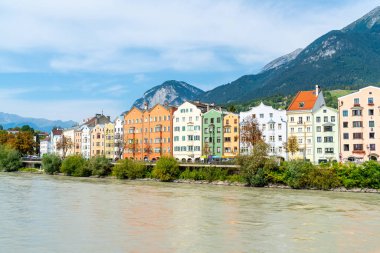 Innsbruck cityscape, Avusturya.