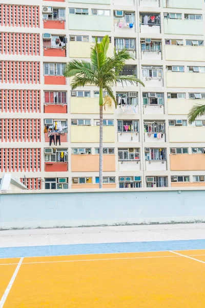 Colourful building in Hong Kong — Stock Photo, Image