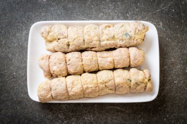 Buharda yengeç et rulo