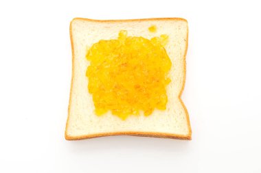 Portakal reçelli ekmek dilimleri 
