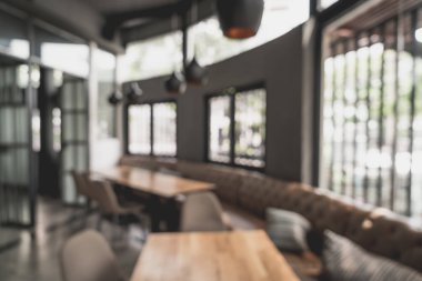 Soyut bulanıklık ve restoran ve kafe adam için defocused