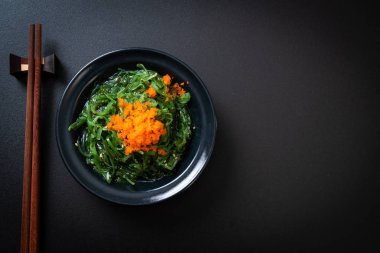 Yosun Salata karides yumurta - Japon tarzı