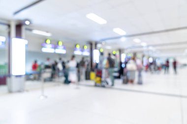 Havalimanı arka plan için soyut bulanıklık 