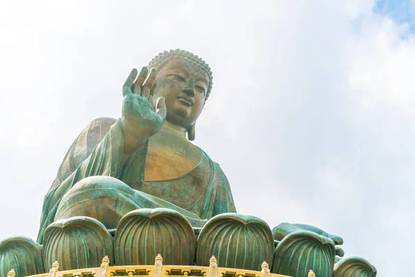 Patung Buddha Raksasa di Ngong Ping, Hong Kong — Stok Foto