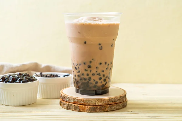 Taiwán té de leche con burbujas — Foto de Stock