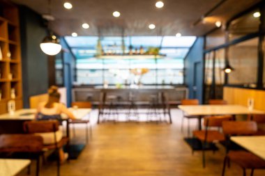 Özgeçmiş için soyut bulanık kafe restoranı