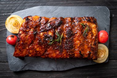 Izgara Barbekü kaburga domuz