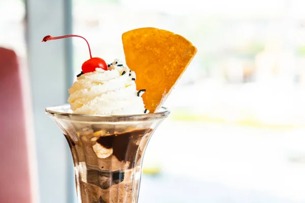 Helado de helado de helado de chocolate — Foto de Stock
