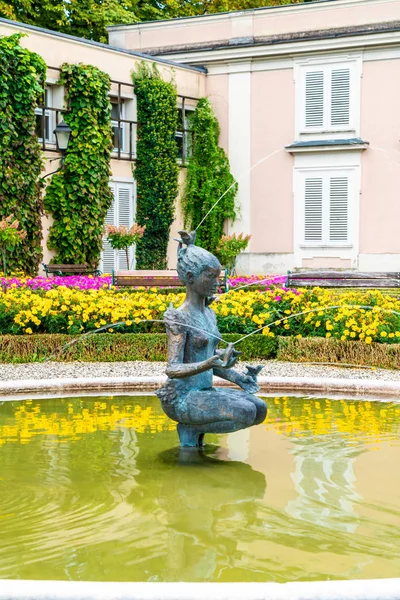 잘츠부르크 시내에서 미 라벨 정원 — 스톡 사진