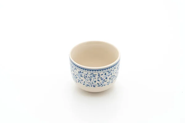 Vintage Chinese tea set on white background — Stock Photo, Image