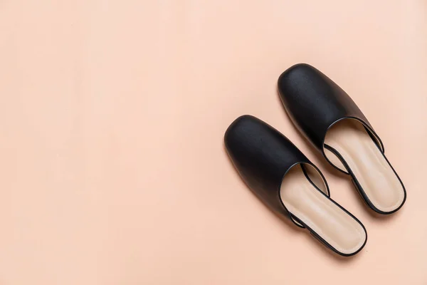 Ženy módní kožené boty — Stock fotografie