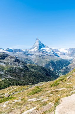 Gösterim Matterhorn Peak Zermatt, İsviçre.
