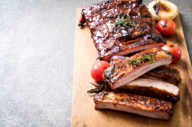 Izgara Barbekü kaburga domuz