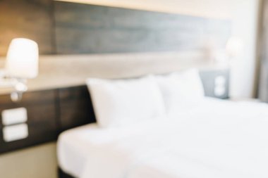 Soyut bulanıklık ve ufuk yatak odası iç