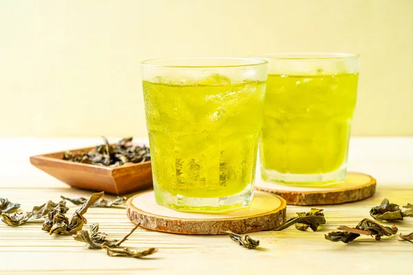 Té verde japonés helado — Foto de Stock