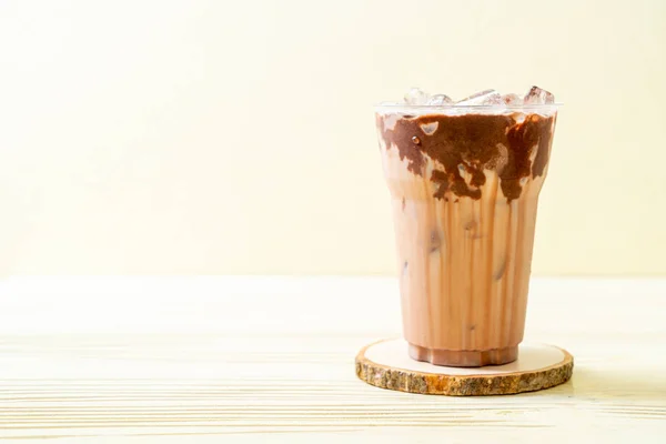 Iced chokolade milkshake drink - Stock-foto
