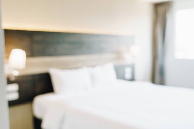 Soyut bulanıklık ve ufuk yatak odası iç