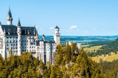 Bavyera Neuschwanstein Şatosu, güzel mimari 