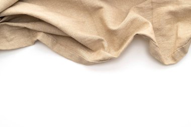 beyaz izole mutfak bezi (peçete) 