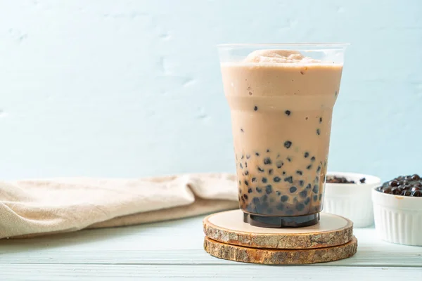 Taiwán té de leche con burbujas — Foto de Stock