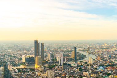 Bangkok cityscape ile bina ve archit güzel dış