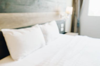 Soyut bulanıklık ve ufuk yatak odası iç