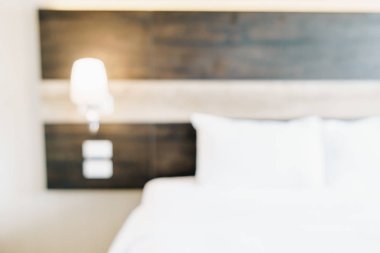 Soyut bulanıklık ve ufuk yatak odası iç