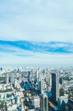 Güzel cityscape mimarisi ve Bangkok Th içinde bina
