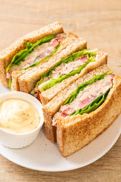 Σπιτικά τόνου σάντουιτς — Φωτογραφία Αρχείου