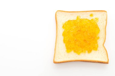 Portakal reçelli ekmek dilimleri 
