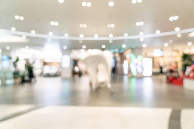 Soyut bulanıklık ve defocused lüks alışveriş merkezi