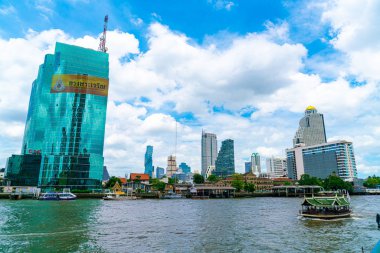 Bangkok Tayland-Temmuz 17 2019: Bangkok başkenti görünüm ile r