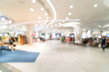 Soyut bulanıklık ve defocused lüks alışveriş merkezi