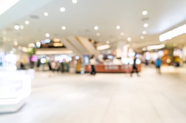 Soyut bulanıklık ve defocused lüks alışveriş merkezi