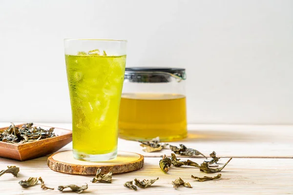 Ledový japonský zelený čaj — Stock fotografie