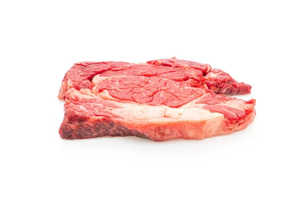 Fresh raw beef steak or raw meat — Stock Photo, Image