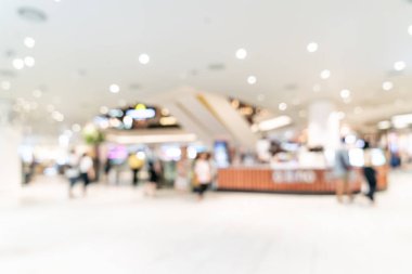 Soyut bulanıklık ve defocused lüks alışveriş merkezi