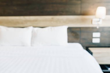 Soyut bulanıklık ve ufuk yatak odası iç