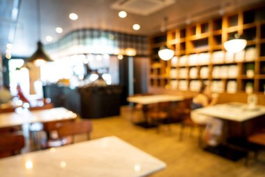 Özgeçmiş için soyut bulanık kafe restoranı