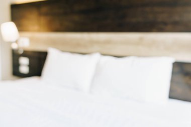 Soyut bulanıklık ve ufuk yatak odası iç