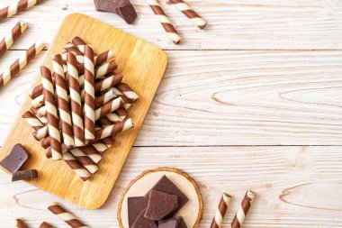 çikolata gofret sopa rulo