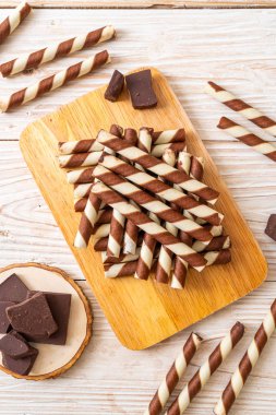 çikolata gofret sopa rulo