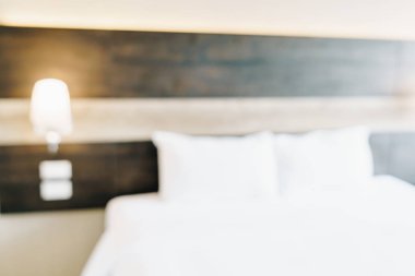 Soyut bulanıklık ve ufuk yatak odası iç