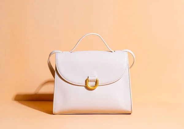 Donna borsa di moda in pelle — Foto Stock