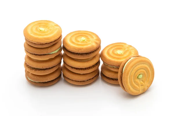 Biscuits à la crème de pandan — Photo