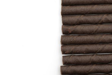 çikolatalı gofret çubuk rulo