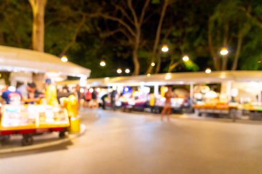 soyut bulanıklık ve gece semt pazarı defocused