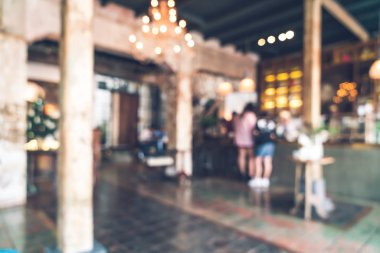 arka plan için soyut bulanıklık vintage kafe restoran